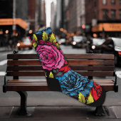 Chaussette Fleurs Punk Audacieuses