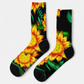 Chaussette Fleurs solaires (Gauche)