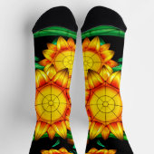 Chaussette Fleurs solaires (Haut)