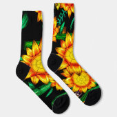 Chaussette Fleurs solaires (Droite)