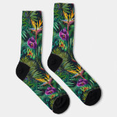 Chaussette Fleurs tropicales (Droite)