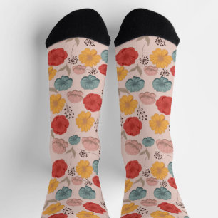 Chaussette Fleurs vintages