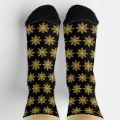 Chaussette Flocons Dorés (Haut)