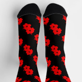Chaussette Flor del Encanto Noir (Haut)