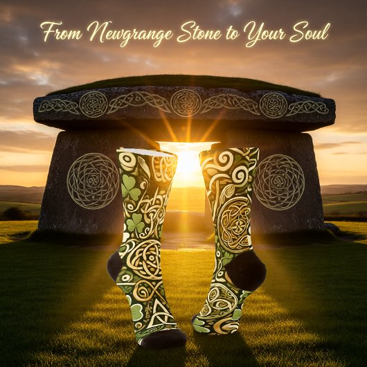 Chaussette Floraison celtique