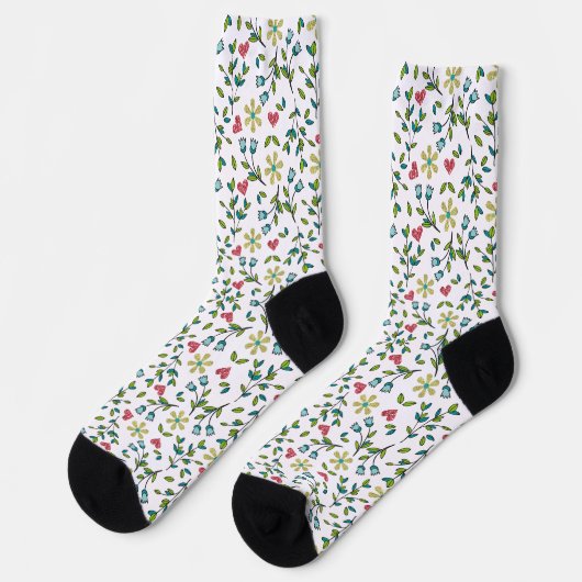 Chaussette Floral (Gauche)