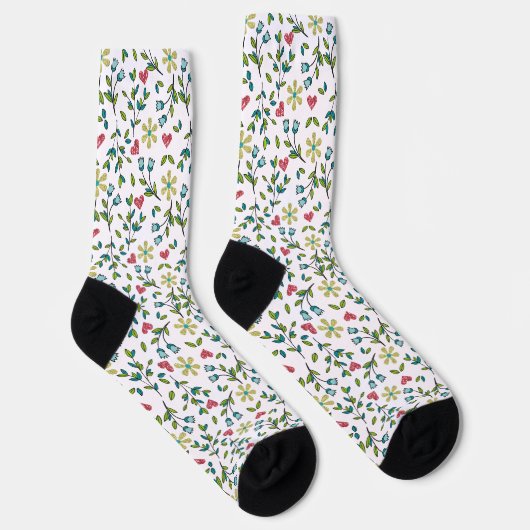 Chaussette Floral (Droite)