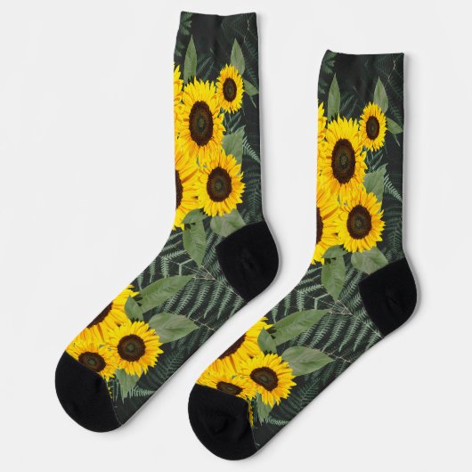 CHAUSSETTE FLORAL (Gauche)