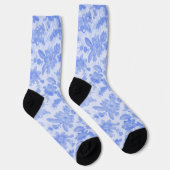 Chaussette Floral bleu (Droite)