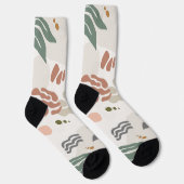 Chaussette Floral botanique minimal (Droite)