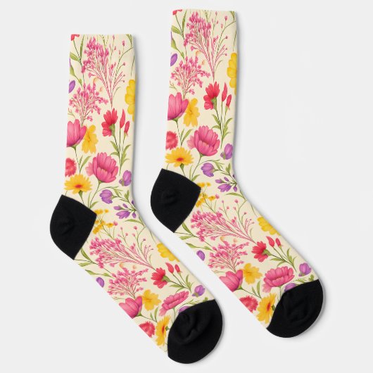 Chaussette Floral Garden Crew Socks (Droite)