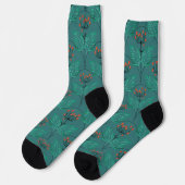 Chaussette Floral retro pattern in art deco style. (Gauche)