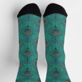 Chaussette Floral retro pattern in art deco style. (Haut)