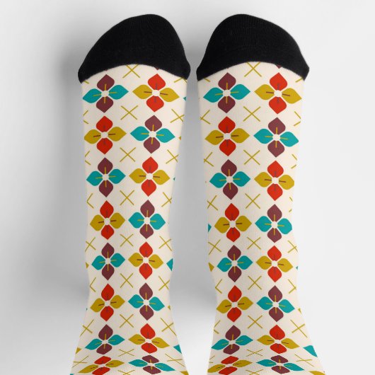 Chaussette Flore rétro (Haut)