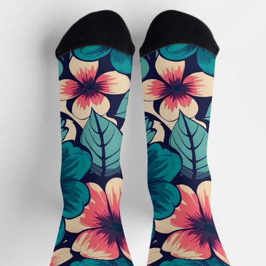 Chaussette Flower tropical (Haut)