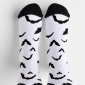 Chaussette Flying Bats on White (Haut)