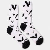 Chaussette Flying Bats on White (Droite)