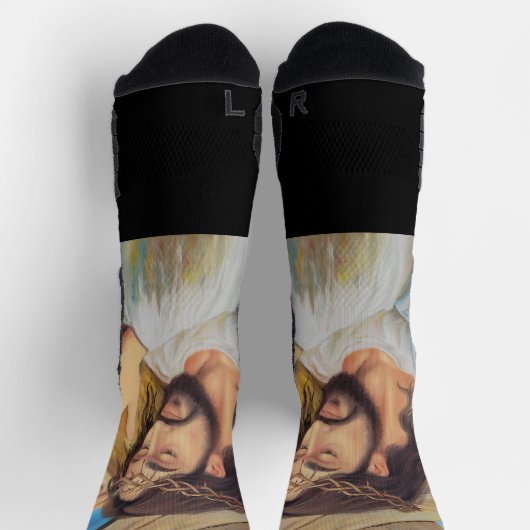 Chaussette Foi chrétienne Jésus Christ (Haut)