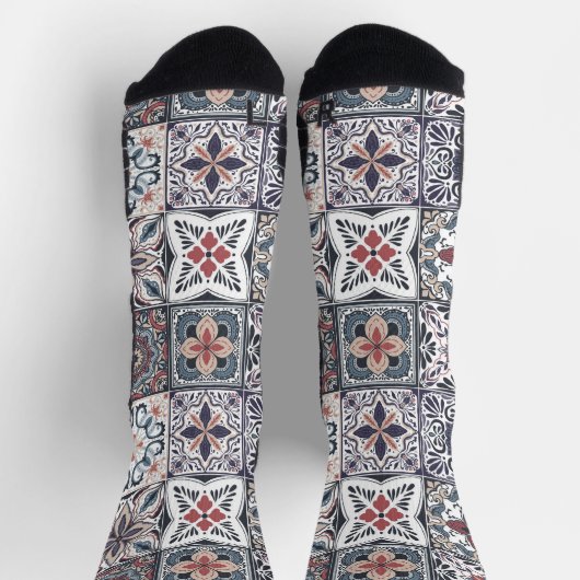 Chaussette Fond d'écran Backsplashes / Talavera inspiré tuile (Haut)