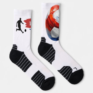 Chaussette Football couleurs du drapeau hollandais, nom