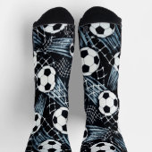 Chaussette Football Noir Et Blanc (Haut)