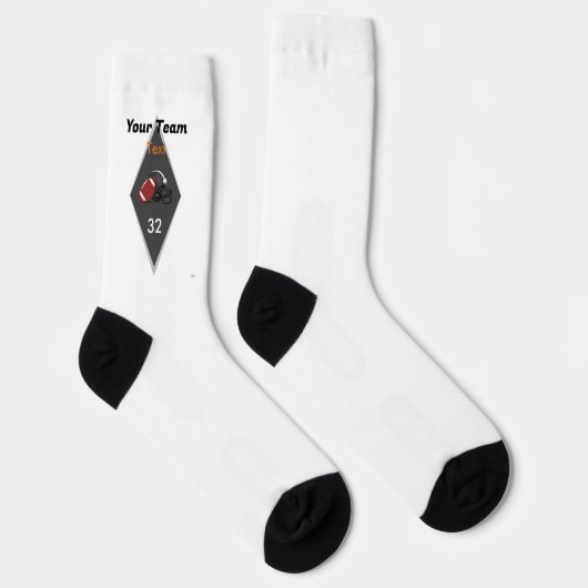 Chaussette Football Team Spirit Chaussettes HAMbyWG (Droite)