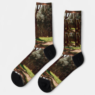 Chaussette Forêt d'oliviers à Cap Saint Martin