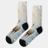 Chaussette Forêt givre Cerf (Gauche)