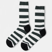 Chaussette Forêt-Noire Grandes vertes et blanches (Gauche)