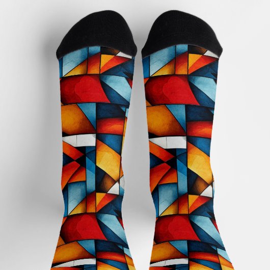 Chaussette Formes Abstraites (Haut)