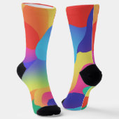 Chaussette Formes Amorphes Colorées (Angulaire)