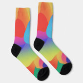 Chaussette Formes Amorphes Colorées (Droite)