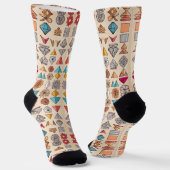Chaussette Formes chaussettes motifs (Angulaire)