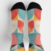 Chaussette Formes demi-cercle avec textures (Haut)
