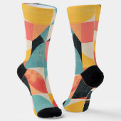 Chaussette Formes demi-cercle avec textures (Angulaire)