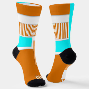 Chaussette Formes géométriques découpées en papier