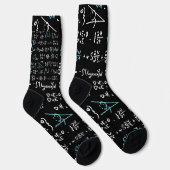Chaussette Formules mathématiques mathématiques physique prof (Droite)