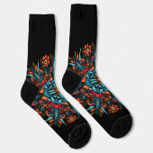 Chaussette Fou coloré amusant cool chaussettes psychédéliques (Droite)