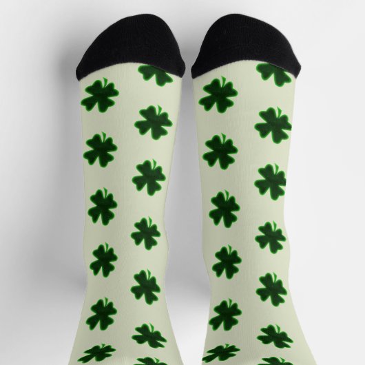 Chaussette Four Leaf Clover St. Patrick's Day (Haut)