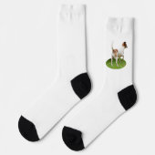 Chaussette Fox Terrier En alerte, (Gauche)