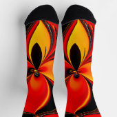 Chaussette Fractale Orange Fury (Haut)