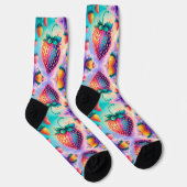 Chaussette Fraise colorée (Droite)