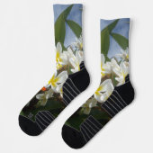 Chaussette Frangipanis Avec Papillon, Chaussettes (Gauche)