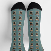 Chaussette French Bulldog Pattern (Haut)