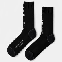 Frère mariage de la mariée Chaussettes noires