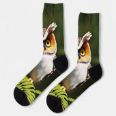 Chaussette "Frieda the Screech Owl : A Nocturnal Beauty" (Gauche)