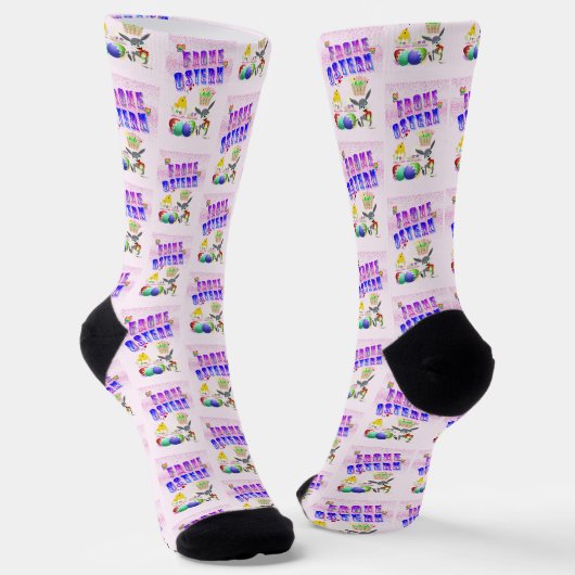 Chaussette Frohe Ostern (Angulaire)