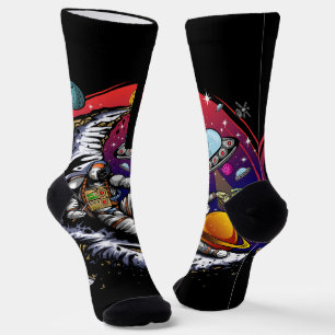 Chaussette Fromage Space Moon