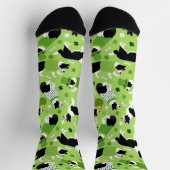 Chaussette Frontale de la Saint Patrick Collie Motif (Haut)