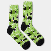 Chaussette Frontale de la Saint Patrick Collie Motif (Droite)